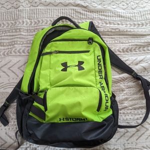 UnderArmour neon backpack